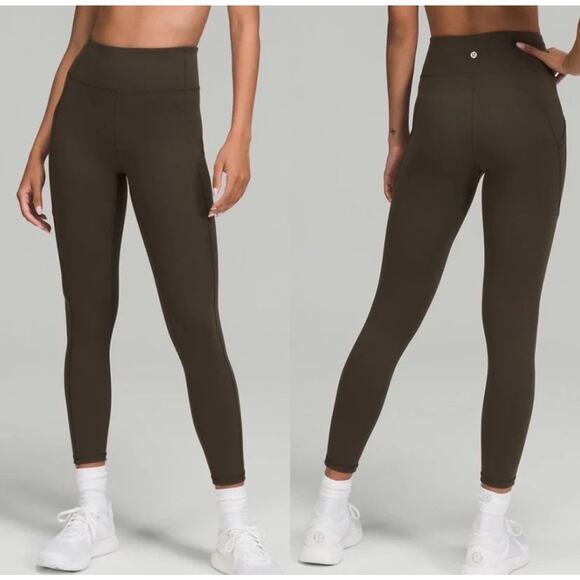 NWT Lululemon Invigorate HR Tight 25" DKOV Sz 14 - Picture 1 of 7
